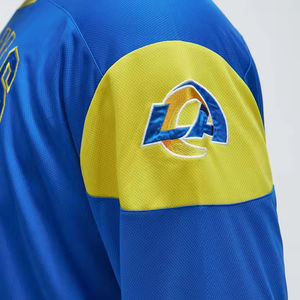 เสื้อเจอร์ซีย์แขนยาวสำหรับผู้ชายผ้าปักระบายอากาศได้ดีมีไซส์ใหญ่พิเศษ - Product Image 4