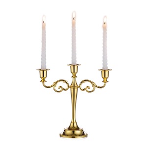 Candelabros de metal para Cena romántica, decoración del hogar, mesa de boda, centro de mesa, Diwali, portavelas de Navidad, soporte - Product Image 4