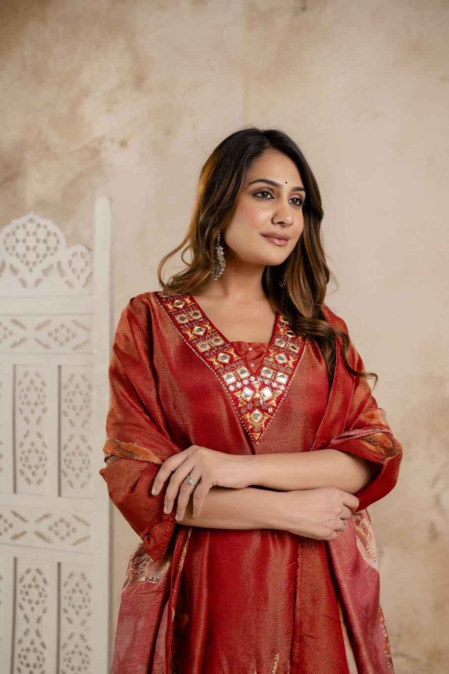 Lovely Leon Crape Salwar Patiyala Dani Chiffon Dupatta Women's Party Wear  Dress Material Kurtis Patiyala Salwar Suit Buy India