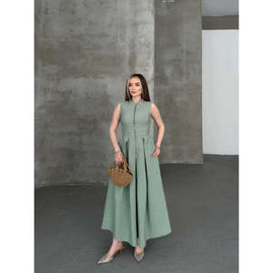 เดรสแขนกุดรุ่น 2522 พร้อมดีเทลซิป - Product Image 3