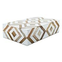 กล่องไม้ดีไซน์ลายดอกไม้ทันสมัยฝังกระดูกกล่องเก็บของตามธรรมชาติเป็นมิตรกับสิ่งแวดล้อมทำจากอินเดีย - Product Image 5