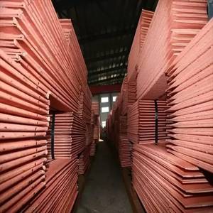 99.99% Cátodo de cobre de alta calidad Grado A Cátodo de cobre electrolítico 99.99% Placa de cobre LME - Product Image 4