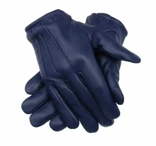 Guantes elegantes de cuero real para mujer, ciclo de conducción, guantes de invierno, piel de oveja de vaca, pantalla táctil Compatible para Unisex con etiqueta