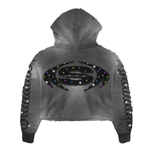 ชุดเซ็ตสเวตแพนท์และฮู้ดดี้ทรงโอเวอร์ไซส์ ผ้าหนา สไตล์สตรีทแวร์ พิมพ์ลายเอง ล้างสีแบบแอซิดวอช ซิปหน้า สำหรับผู้ชาย - Product Image 4