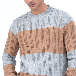 Personnalisable de haute qualité laine unisexe tricoté Cardigan pull hommes tricoté pull à manches longues tricots hiver Cardigan tricot - Product Image 5