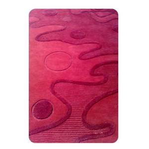 2024 nouveauté laine tapis tufté direct fabricant indien tapis de sol fabriqué à la main brodé tapis tufté à la main pour la grande vente - Product Image 1