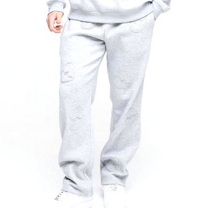 Otoño Invierno hombres ropa de manga larga patrón suelto chándal hombres personalizado peso pesado algodón polar patrón suelto chándal - Product Image 6