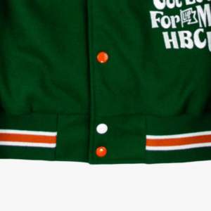 Chaqueta de béisbol universitaria Letterman Varsity Bomber para hombre, chaqueta a prueba de sol y de lana de alta calidad - Product Image 5