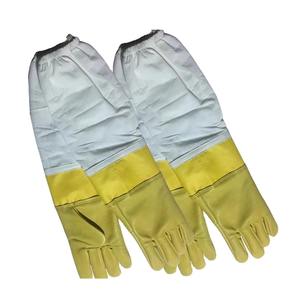 Guantes DE SEGURIDAD DE CUERO duraderos con logotipo personalizado de gran oferta con logotipo caliente para Apicultura - Product Image 2
