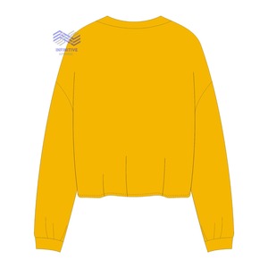 Sweat-shirt imprimé en coton 100% pour femme Sigma Gamma Rho Golden Winter avec logo sur le devant - Product Image 2