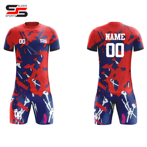 Ensembles complets d'uniformes sportifs avec logo personnalisé pour hommes kit de football chemise uniforme de football maillot de l'équipe de football par sublimation - Product Image 4