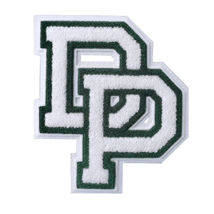 Transfert de chaleur en gros 3D Logo grande lettre sergé tissu Patch fer sur chenille patchs pour vêtements brodés pour sacs et chapeau - Product Image 2