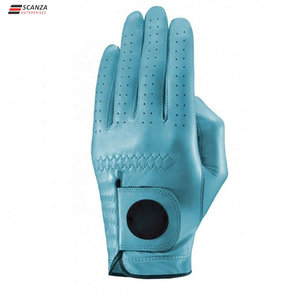 ถุงมือกอล์ฟเล่นกีฬาของผู้หญิงสีขาวระบายอากาศได้ดีหนังแกะนุ่มทนทานพร้อมบรรจุภัณฑ์แบบกำหนดเองขนาดสำหรับผู้ใหญ่ - Product Image 2