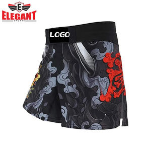Short de combat MMA durable sur mesure Short de Muay Thai sublimé de toutes les couleurs Taille 6XL par Elegant Sports - Product Image 3