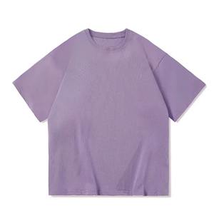 <b>Men's</b> <b>Summer</b> Short Sleeve <b>T</b>-<b>Shirt</b> 100% Cotton O-Neck Top Breathable Comfortable Slim Fit Knitted Fabric with Solid Pattern - Product Image 2