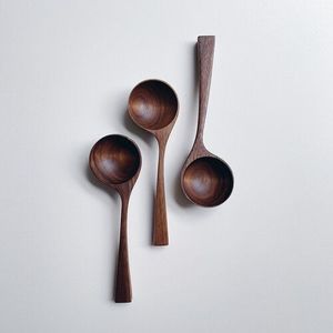 Acacia Wooden Scoop for Montessori Sensory Play Scoop for Play <b>Small</b> Wooden Scoop Toy Wooden Toy Spoon Mini Baby Spoon - Product Image 2