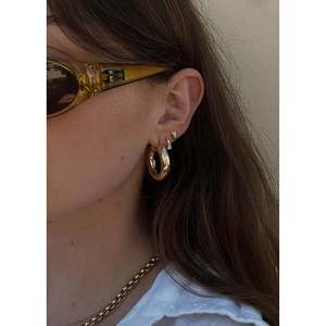 Small Bold Hoop Clip-On Fashion <b>Earrings</b> - Product Image 5