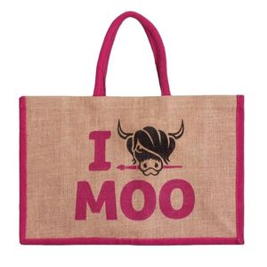 Sacs fourre-tout en jute personnalisables, écologiques et réutilisables Sacs à provisions personnalisés tendance et durables à vendre - Product Image 3