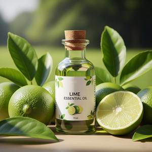 Aceite esencial de Lima natural pura 100%, venta al por mayor, suministro a granel, aceite de Citrus aurantifolia de grado terapéutico - Product Image 2