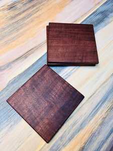 ที่รองแก้วไม้วอลนัทดีไซน์เป็นมิตรต่อสิ่งแวดล้อม - Product Image 3