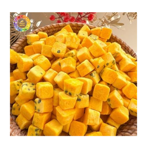 Fruta de la Pasión liofilizada al por mayor, cubos de maracuyá secos crujientes naturales FD para batidos, yogur y uso en panadería - Product Image 5