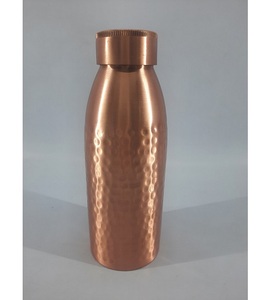 Bouteille d'eau en cuivre pur de qualité exportée pour l'eau potable du fabricant indien de bouteille d'eau en cuivre à vendre - Product Image 6