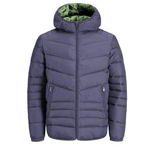 Streetwear personnalisé pour hommes veste bouffante hiver manteau matelassé à capuche de créateur de mode surdimensionné chaud élégant à la mode vêtements d'extérieur décontractés - Product Image 2