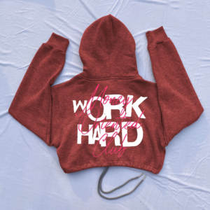 Plain Cotton Fleece Pullover Streetwear OEM/ODM Women Crop Hoodie Trendy Casual <b>Long</b> Sleeve Crop <b>Sweatshirt</b> - Product Image 1