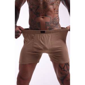 Calzoncillos Bóxer para Hombre, 100% Algodón, Beige, Transpirables, Suaves, Cómodos, Estilo Clásico, Tallas 48-66 - Product Image 2