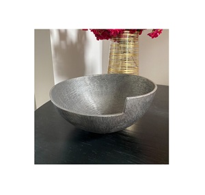 Vaisselle de luxe à bas prix en forme d'arbre de Noël en aluminium pour dessert et riz bol de service bol en métal de vente chaude - Product Image 4