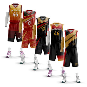 Design tendance Offre Spéciale maillot de basket-ball personnalisé dernier design gratuit maillot des équipes de basket-ball pour hommes - Product Image 5