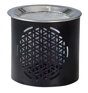 หัวเผาเครื่องหอมแบบตาข่ายสีดำดีไซน์แบบมีความต้องการสูงเตาโลหะสำหรับเป็นของขวัญแต่งงาน - Product Image 6