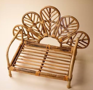 เตียงไม้ไผ่สำหรับทารกแรกเกิดอุปกรณ์ประกอบฉากการถ่ายภาพวินเทจแบบชนบทเตียงสองชั้นสำหรับทารกอุปกรณ์ประกอบฉากการถ่ายภาพ - Product Image 6