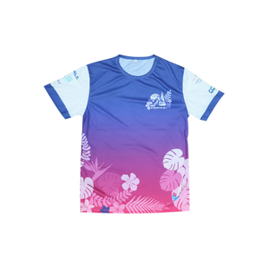 Venta al por mayor de microfibra personalizada camiseta de impresión de sublimación 100% poliéster de secado rápido camiseta Casual Unisex - Product Image 1