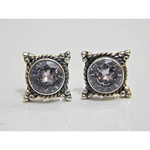 Pendiente de Plata de Ley 925 de circón natural, joyería Vintage hecha a mano, piedras preciosas para niñas y mujeres, artículo de regalo - Product Image 5