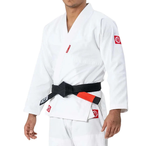 Alta calidad 100% algodón personalizado BJJ Kimono Jiujitsu ropa deportiva para artes marciales con logotipo bordado personalizado - Product Image 6