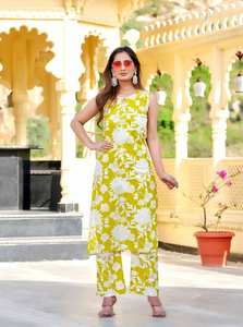 Collection d'été exclusive ensemble coordonné vêtements indiens et pakistanais imprimés en coton pour les fêtes disponibles au tarif de gros - Product Image 3