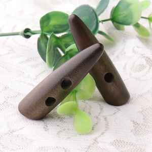 Corne de buffle naturelle de style moderne Bouton à bascule Rectangle Corne en résine pour vêtements et vêtements Production directe en usine - Product Image 3