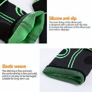 Lot de 2 protège-coudes pour gaucher, pour le sport, avec compression antidérapante, 100% coton, fermeture à lacets, utilisation hivernale - Product Image 6