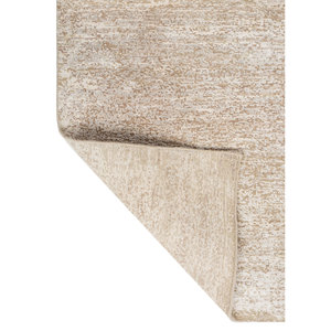 พรมขนสัตว์ผสมไหมถักมือลายเอนโทรปี ไอวอรี่ รุ่น AKWS-13054 ลายแบบนามธรรม สำหรับห้องนั่งเล่น รูปทรงสี่เหลี่ยมผืนผ้า เหมาะสำหรับวัยรุ่น ใช้ปูทางเข้าบ้าน - Product Image 5