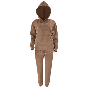 Chándal de Invierno de Primera Calidad para Mujer, Diseño de Dos Piezas, Chándal de Manga Larga Personalizable para Mujer - Product Image 5