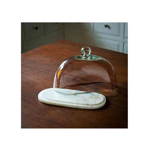 All Sizes <b>Glass</b> Dome <b>Cloche</b> With Wooden Black Base Promotion Large Flower From Trusted Exporter - Product Image 5