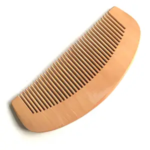 Private Label Wooden Combs Close Tooth Styling Comb Custom Logo Bamboo Wooden Branded Hair Comb With card Box Packaging