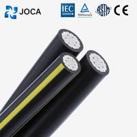 Cables de Alimentación ABC de Bajo Voltaje 1kV, Cable Aéreo Agrupado IP65, Aluminio XLPE PVC, para Construcción Industrial Rural