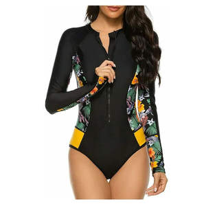 Combinaison de bain de plage pour femmes, sublimation, tricotée, spandex, polyester, extensible, sexy, une pièce, moulante - Product Image 6