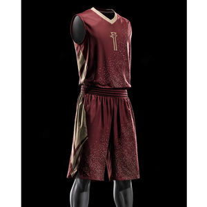 Uniforme de basket-ball par sublimation, uniforme de basket-ball d'entraînement léger, maillot sans manches, uniforme de football sans manches, col en V - Product Image 4