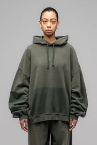 Ensembles de survêtements unisexes grande taille pour hommes, imprimés, avec logo personnalisé, légers, 340 grammes, en coton 100% délavé à effet dégradé, pour l'hiver - Product Image 2