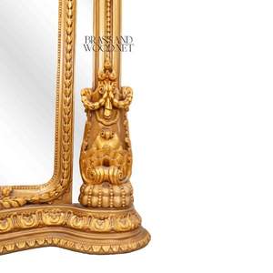 Marco de Espejo Antiguo de Lujo en Oro - Product Image 3