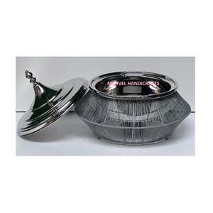 Novelty Iron Wire Mesh Event Serving Casseroles Stainless Steel Food Warmer Hotpot Handicraft Serving Casserole Cookware <b>Sets</b> - Product Image 1