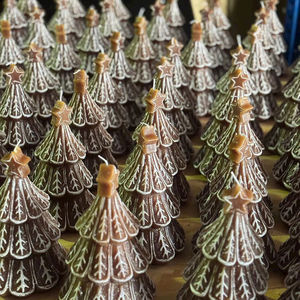 Bougie de Noël parfumée à la cire de noix de coco de luxe de haute qualité de 10oz, marque privée personnalisée pour les occasions classiques de Thanksgiving - Product Image 5